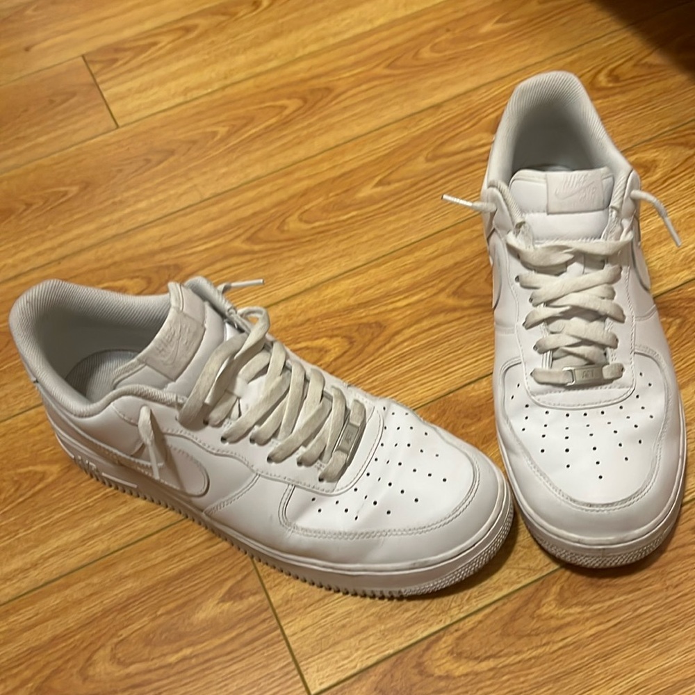 White size 13 Nike Air Force ones